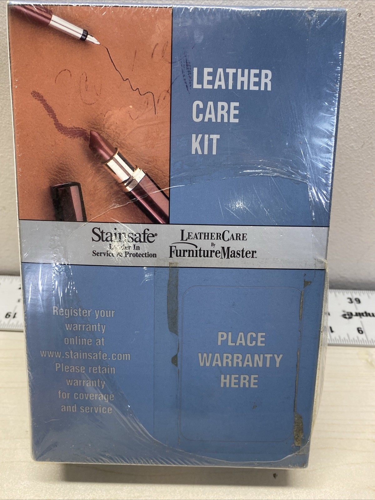 Stainsafe Leather Care Kit Leather Master Cleaner Protector Sponge Brand New