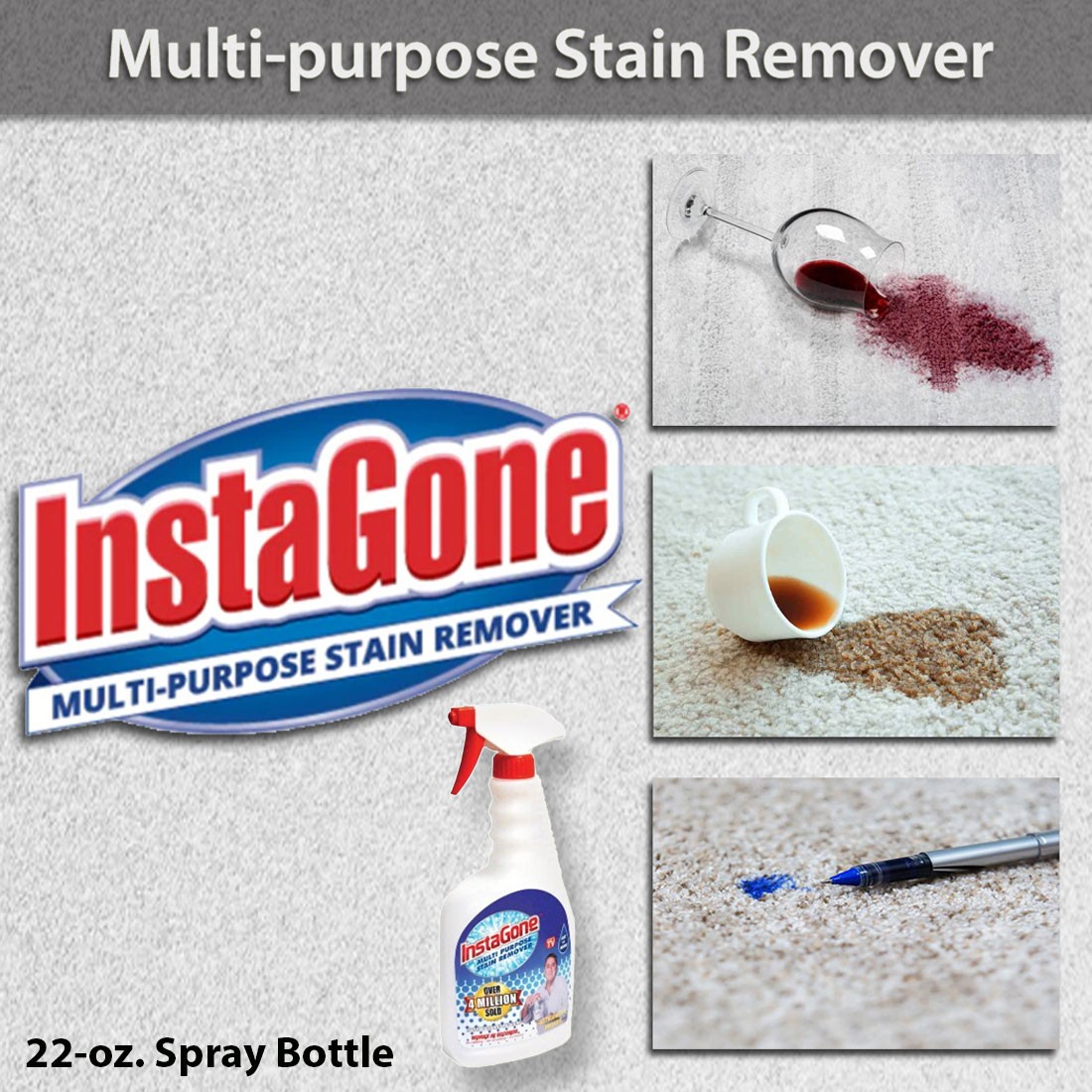 As Seen On Tv Instagone Stain Remover Multi-purpose Oxidizing Stain Eliminator
