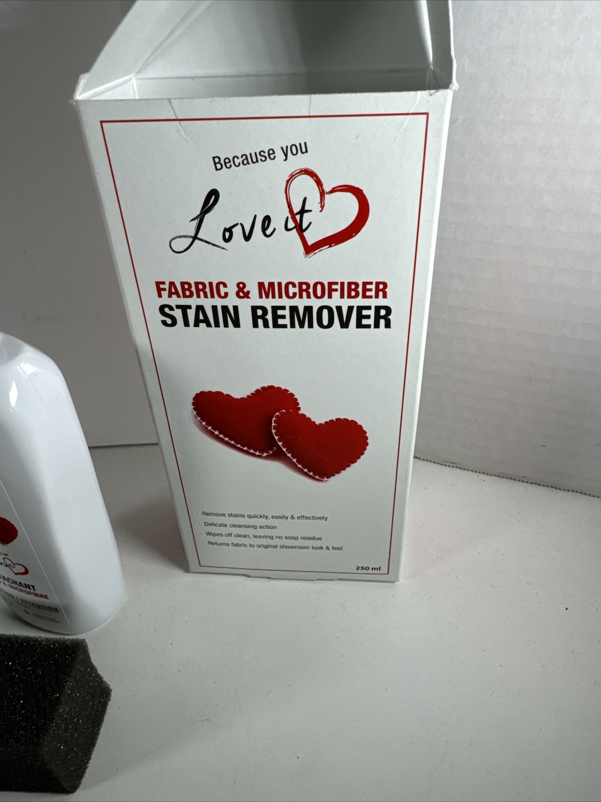 NOS Because You Love It! Fabric &Microfiber Upholstered Furniture Stain Remover