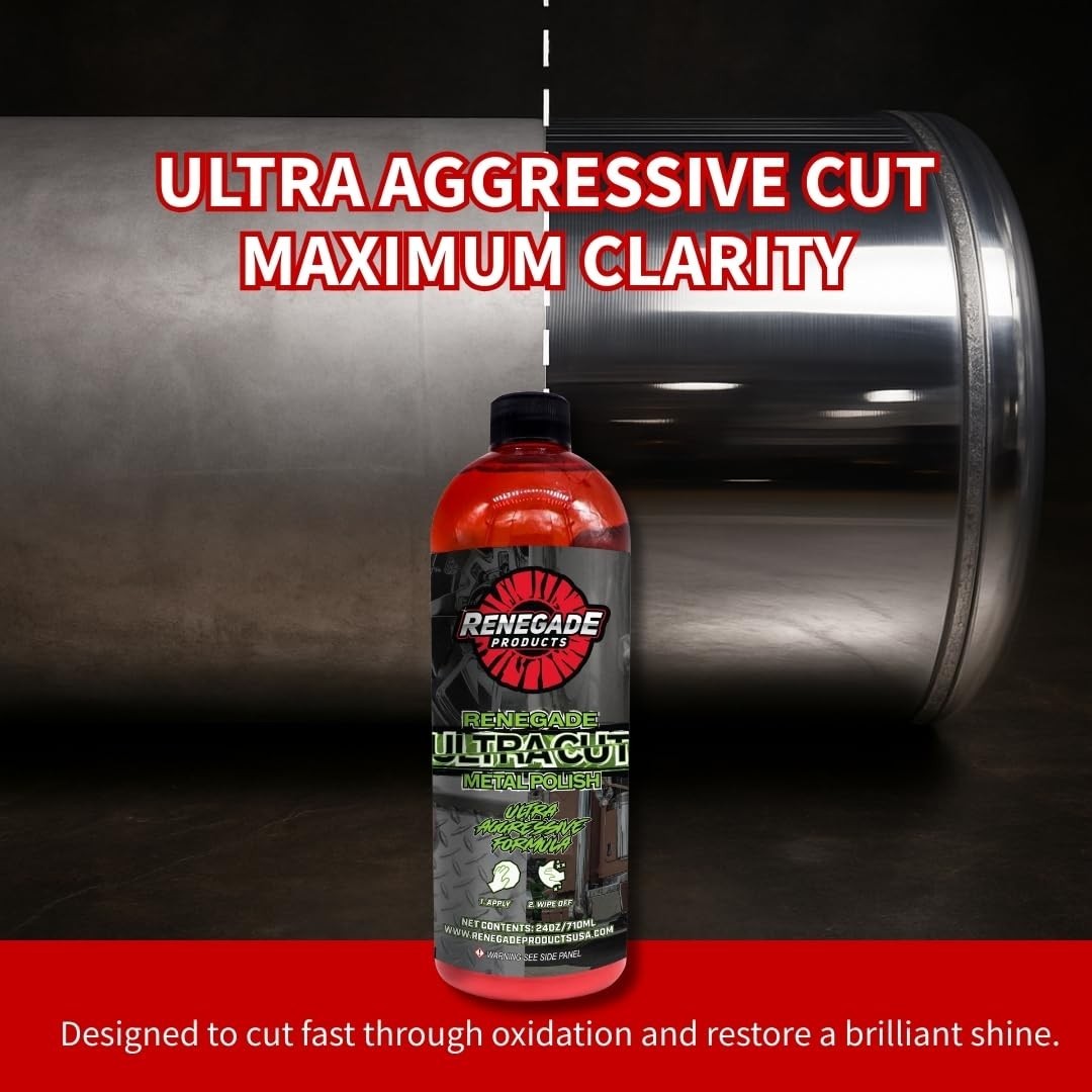 Ultra Cut Metal Polish 24 Oz – Aggressive Formula for Aluminum & Stainless Steel