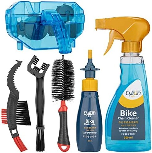 CXWXC Bike Cleaning Kit Including Bicycle Chain Scrubber, Bike Cleaner Brush …