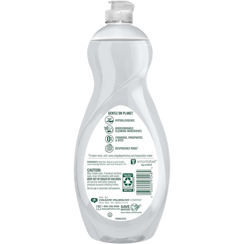 Ultra Dishwashing Liquid Dish Soap, Pure + Clear