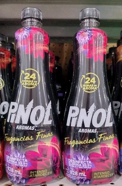 2X PINOL AROMAS CLEANSER INTENSO ATARDECER – 2 BOTTLES OF 828ml EACH – FREE SHIP