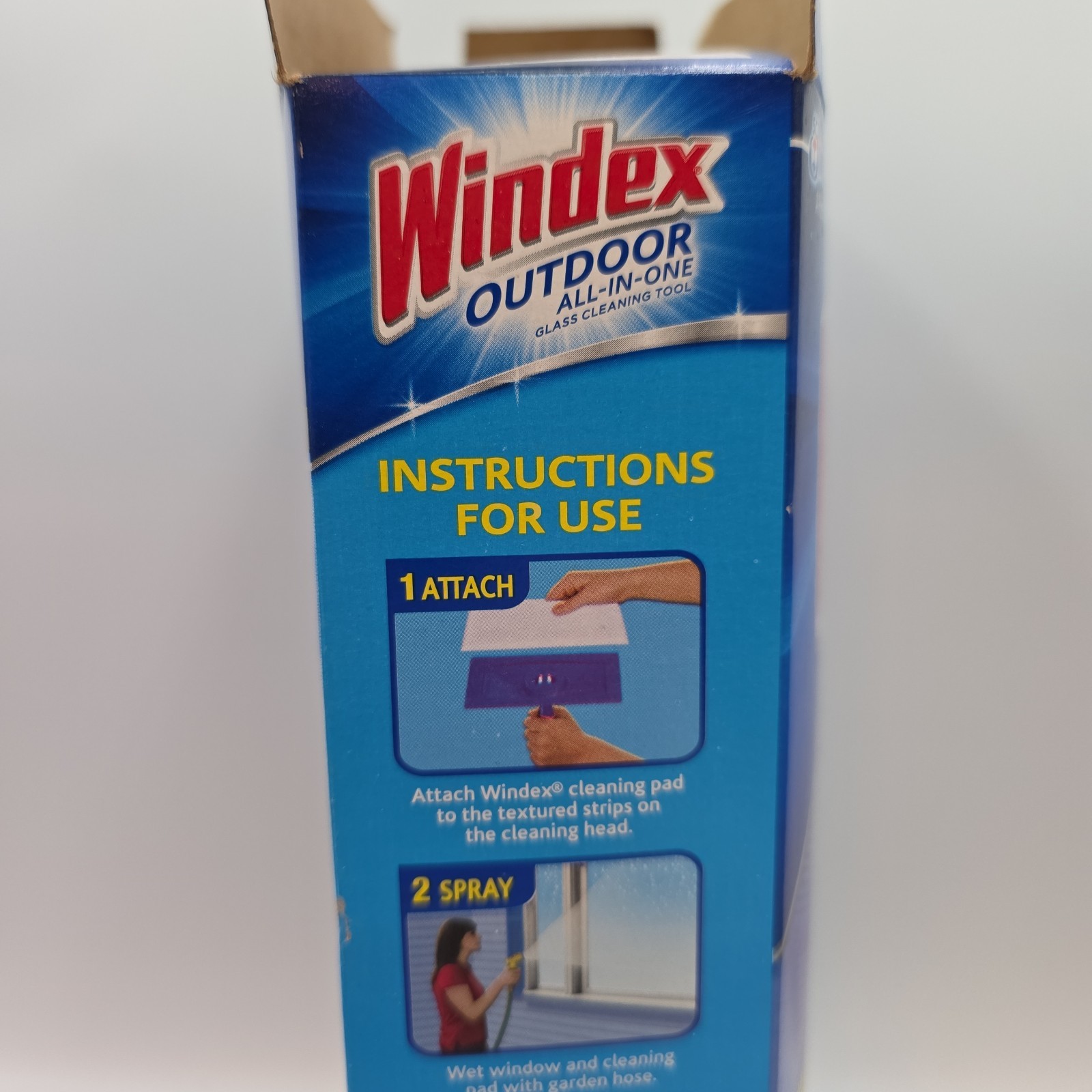 Windex Outdoor All-In-One Glass & Window Cleaning Tool Starter Kit NEW Open Box