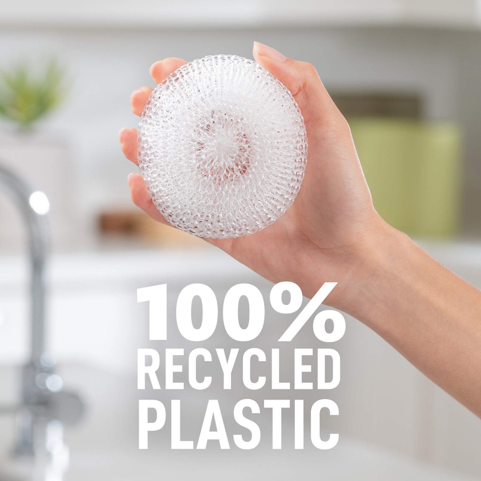 Scotch-Brite Dobie Non-Scratch Plastic Scrubbing Circles: 3-pack Color May Vary