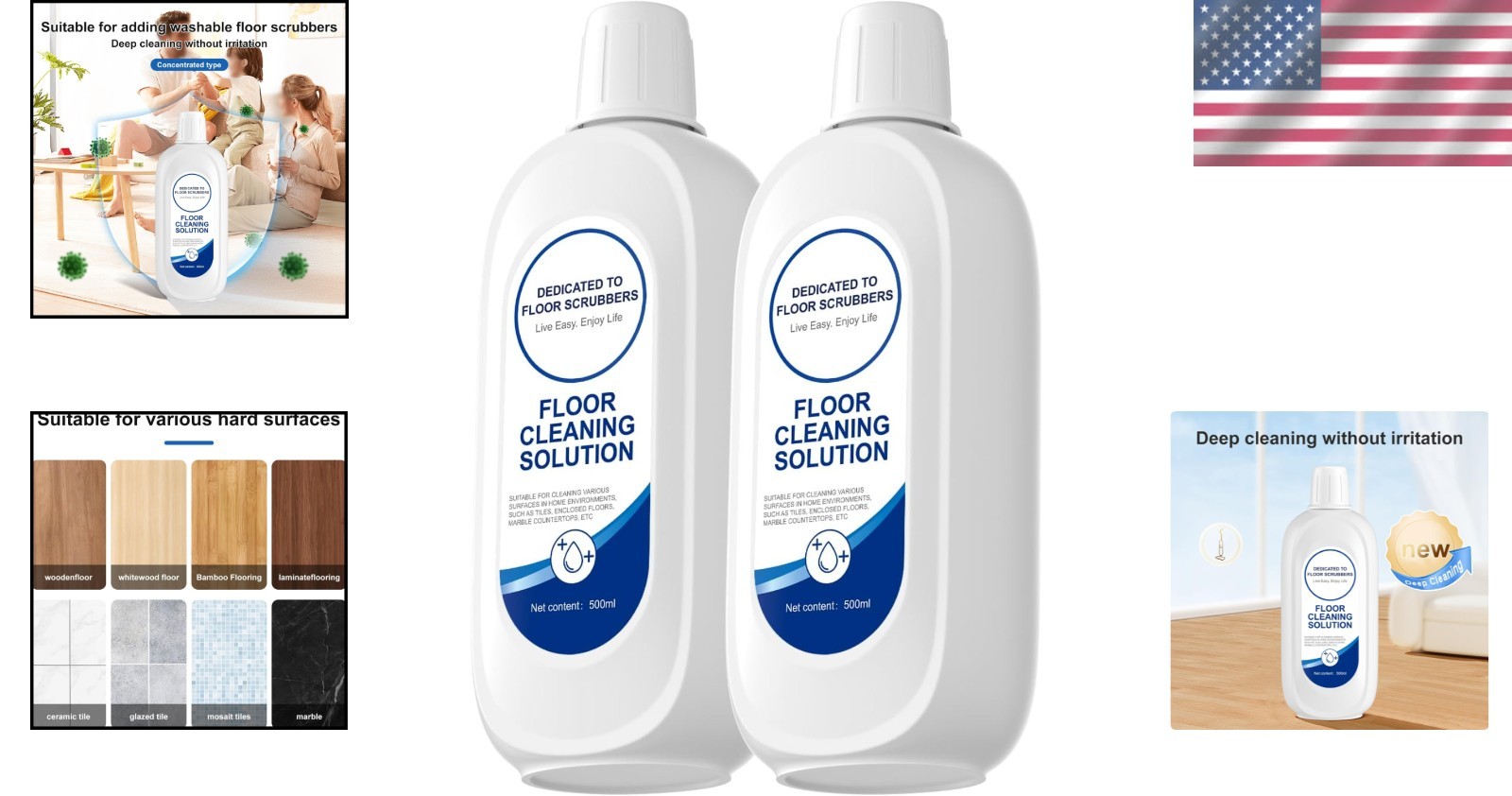 Tineco Compatible Deep Cleaning Floor Solution – Child & Pet Safe, 35.27 Fl Oz