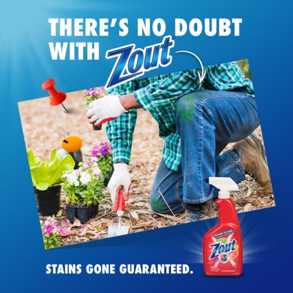 Zout Stain Remover – Effective on Tough and Set-In Stains – 12oz