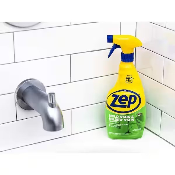 ZEP 32 oz. Mold and Mildew Stain Remover Ready to Use Formula & Whitens Surfaces