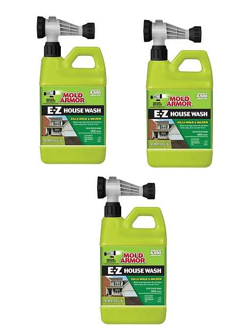 Mold Armor FG51164 E-Z House Wash 64 fl. oz. Jug – 3 Pack