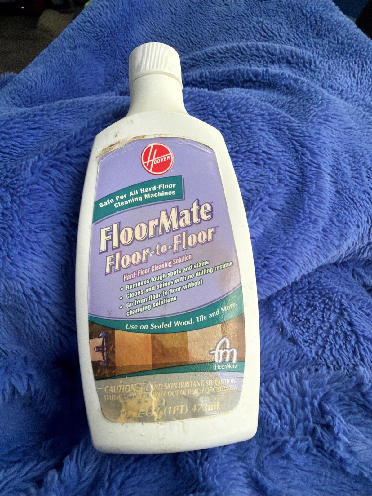 2007 Hoover Floormate Floor to Floor Hard Floor Cleaning Solution 16 oz SEALED
