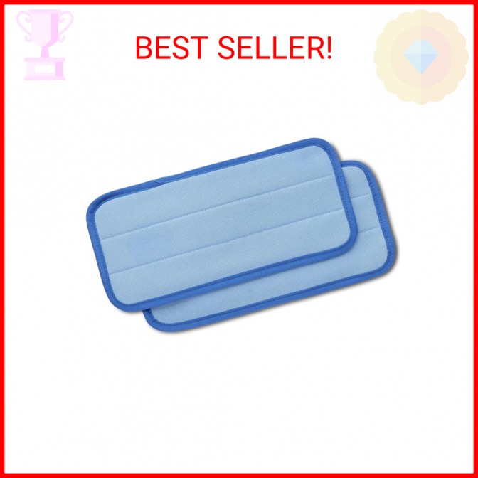 Unger Professional ProClean Indoor Window Cleaning Replacement Pads, 2 Pack, Hol
