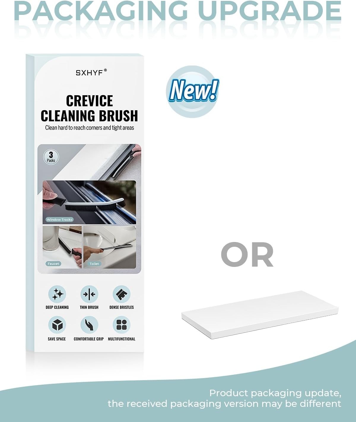 Crevice Cleaning Brush – Grout Scrub Brush, House Cleaning Supplies, Gap Cleanin