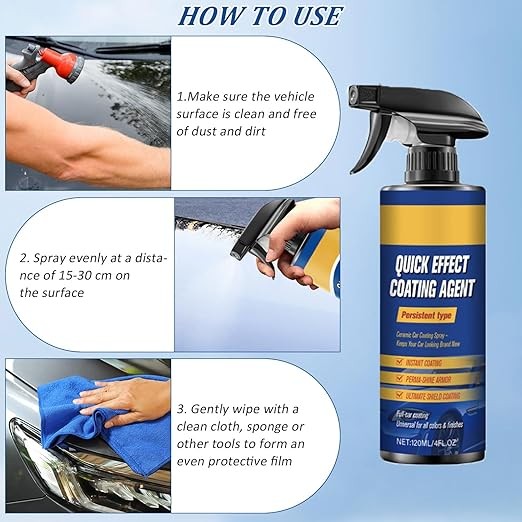 Quick-Acting Coating Agent Spray with Quick-Acting Formula, Quick Effect Coating