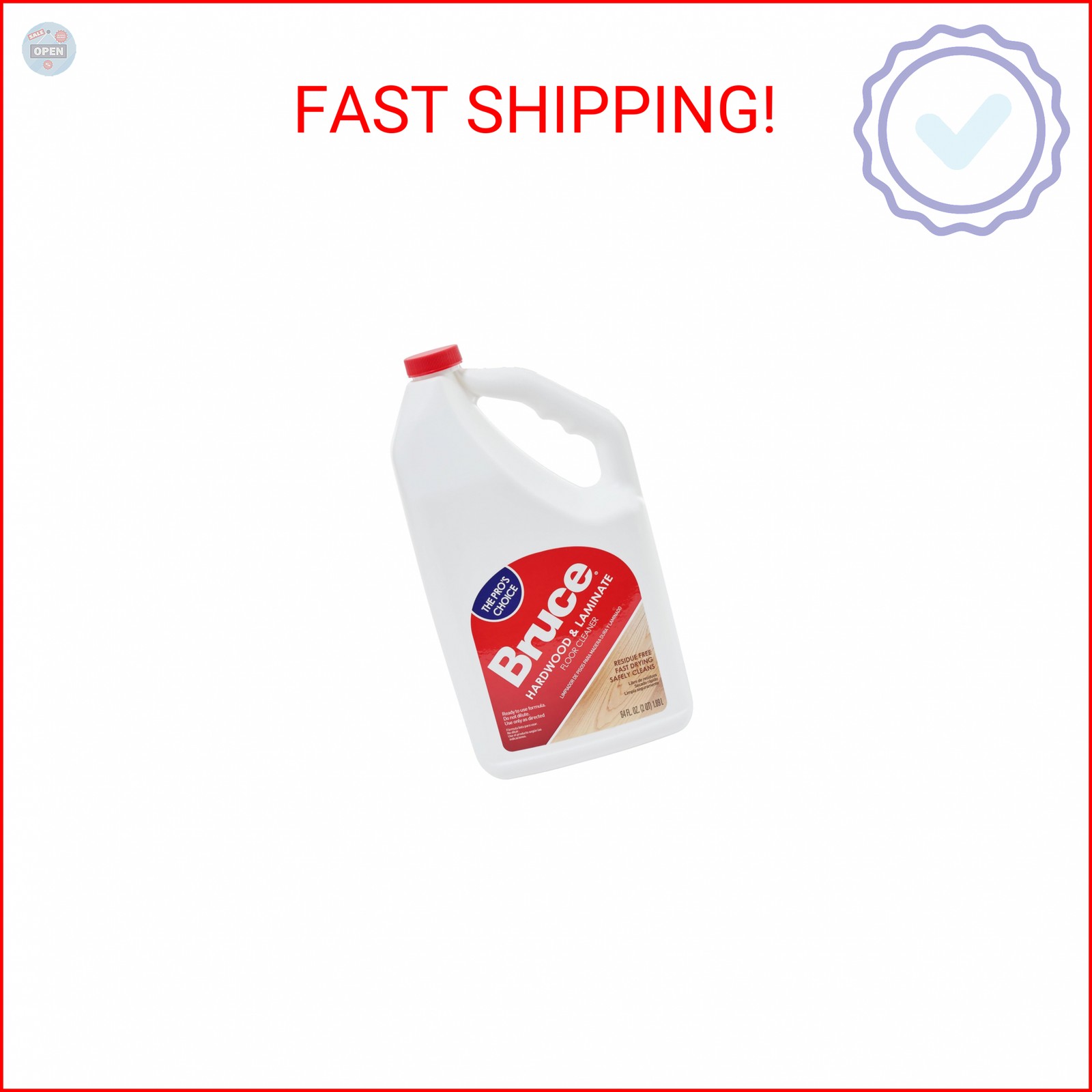 Bruce Hardwood and Laminate Floor Cleaner for All No-Wax Urethane Finished Floor
