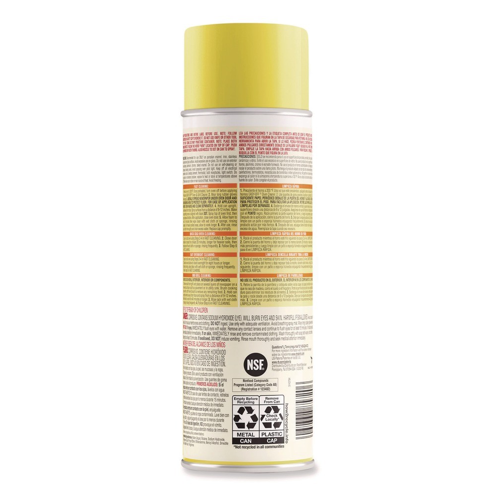Professional EASY-OFF 85261EA 24 oz. Spray Oven/Grill Cleaner – Unscented New