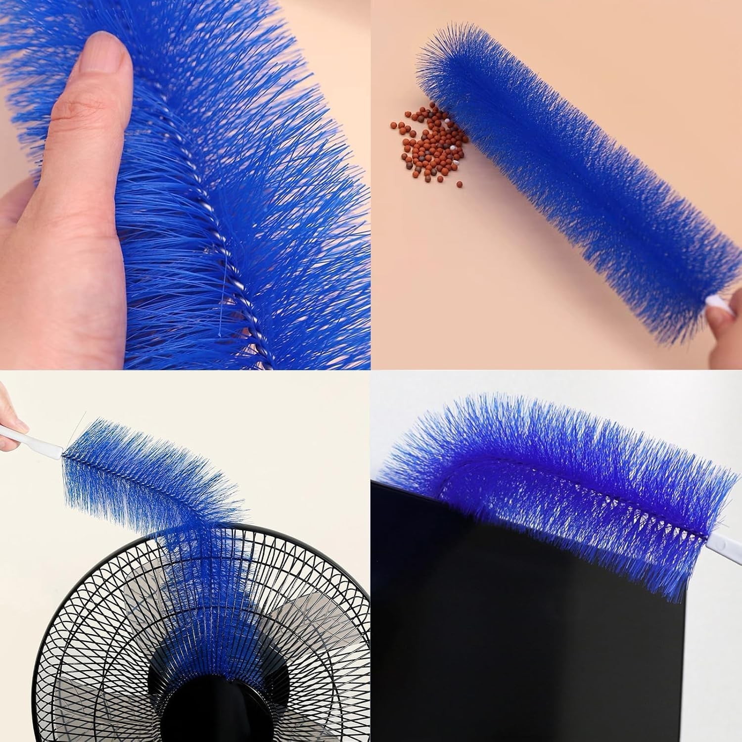 2 Pack Cobweb Dusters, Bendable Fan Cleaning Brush, Flexible Ceiling Fan Clea…