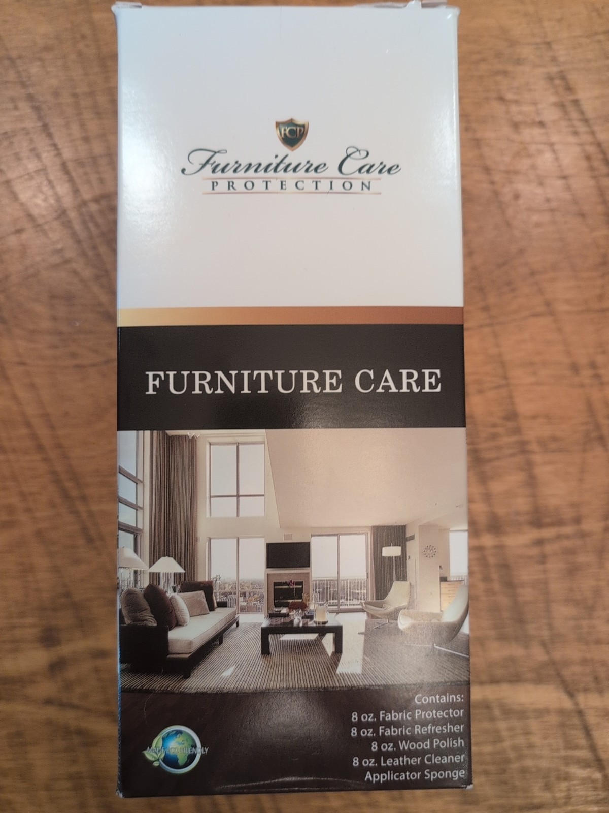 Furniture Care Protection: Fabric Refresher Wood Polish Leather Cleaner 4/8oz Bo