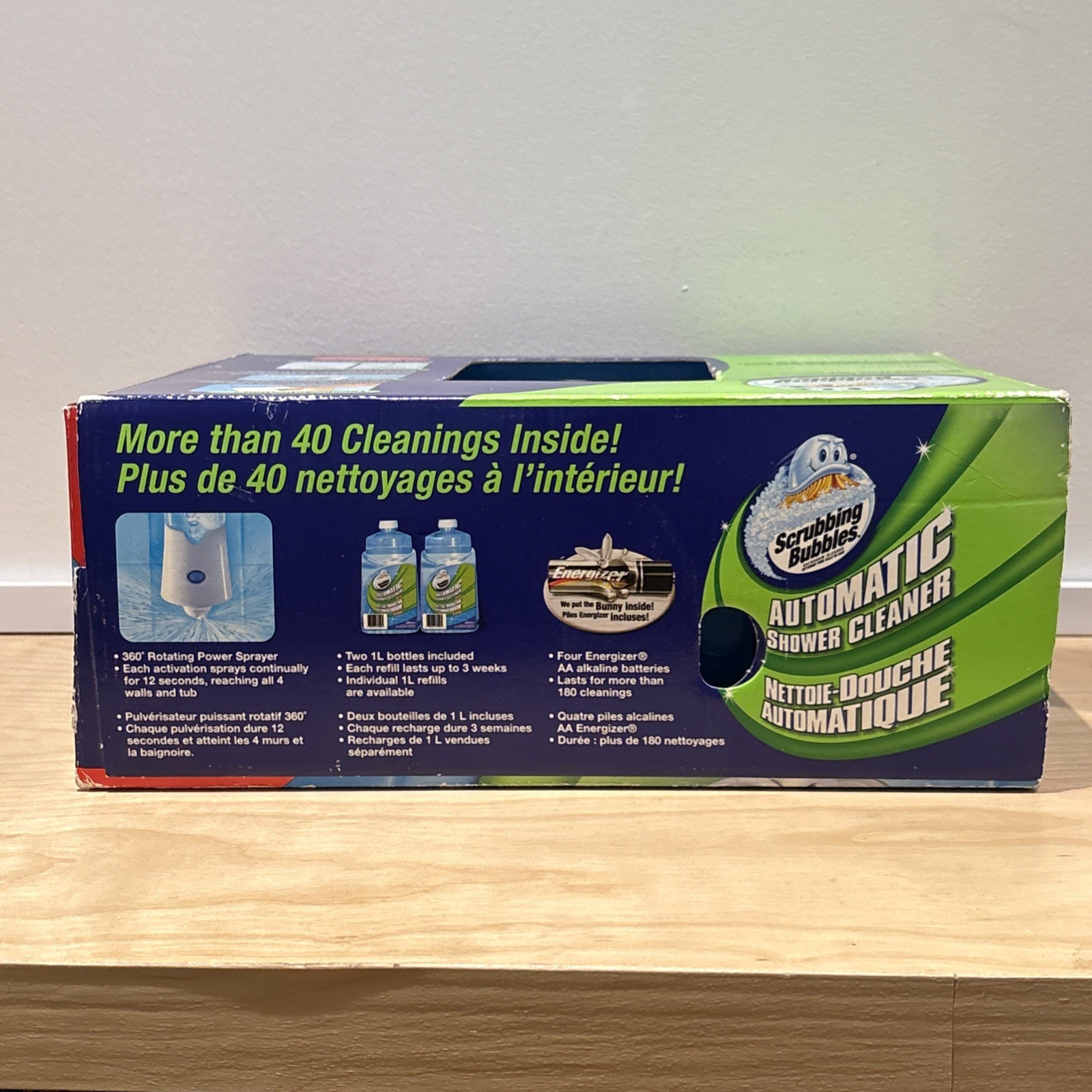 Scrubbing Bubbles Automatic Shower Cleaner Starter Kit & 2 REFILLS