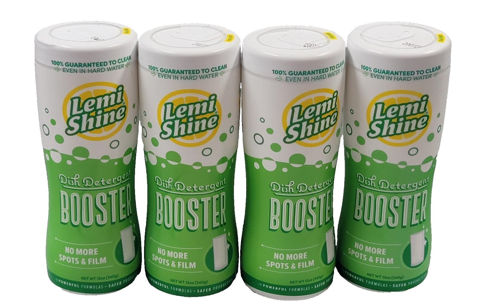 Lemi Shine Dishwasher Detergent Booster 48 Oz. Hard Water Fighter – 4 containers