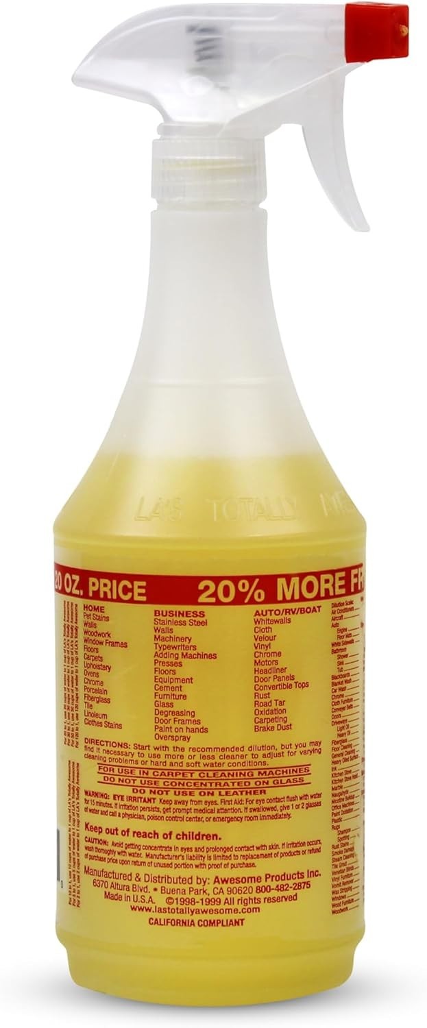 All Purpose Cleaner Spray – 24oz Pack of 1 Heavy Duty Multi-Surface Degreaser…