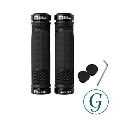GORIX Bicycle Grips [Double Lock-On Grips for Cross Bikes MTBs and Other Bikes]