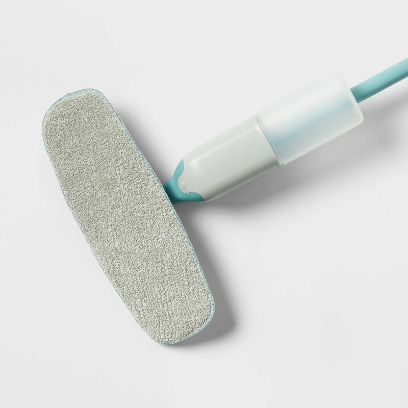 Spray Mop: Multi-Surface, Microfiber, Soft Grip, Hanging Loop