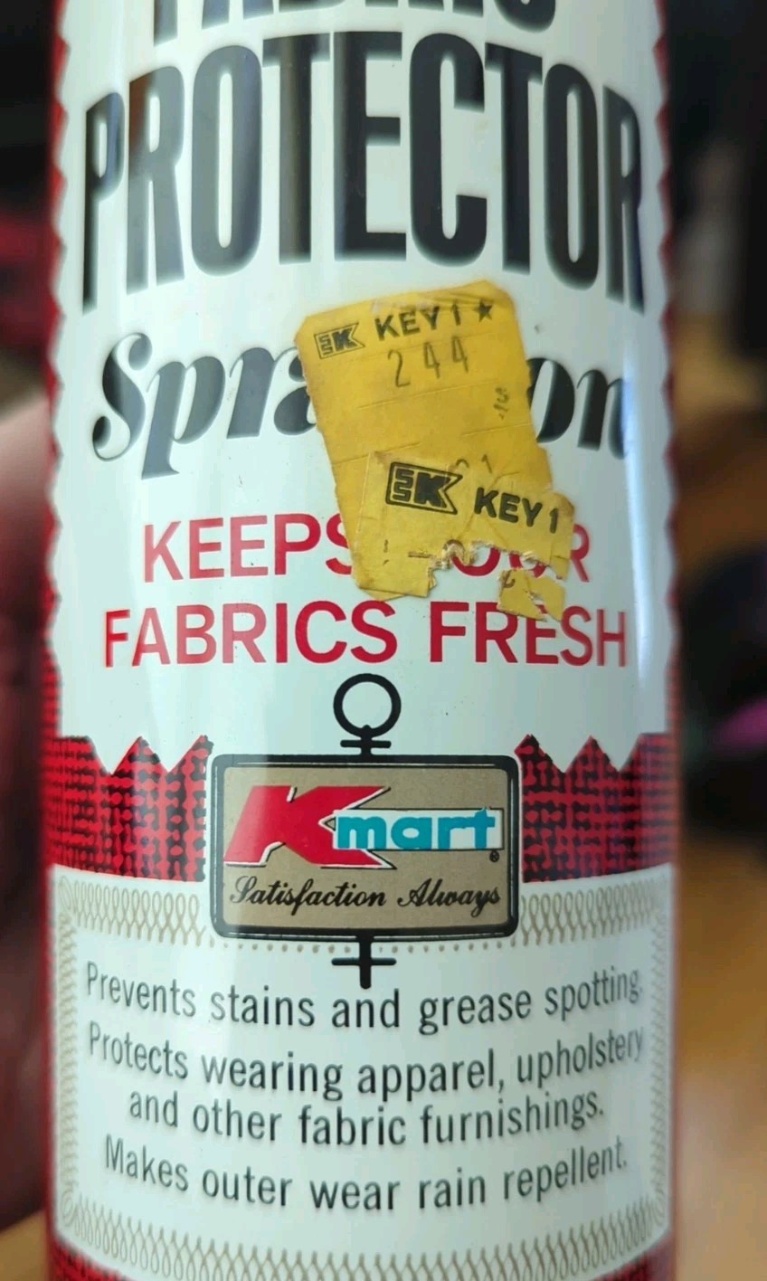 Vintage Kmart Fabric Protector Spray 20 Oz Almost Full Prop Grandma’s Pantry