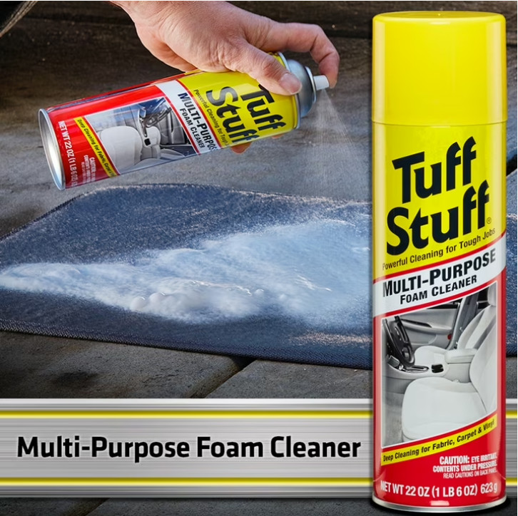 (5 PACK )Tuff Stuff Multi Purpose Foam Cleaner for Deep Cleaning of Car Interior