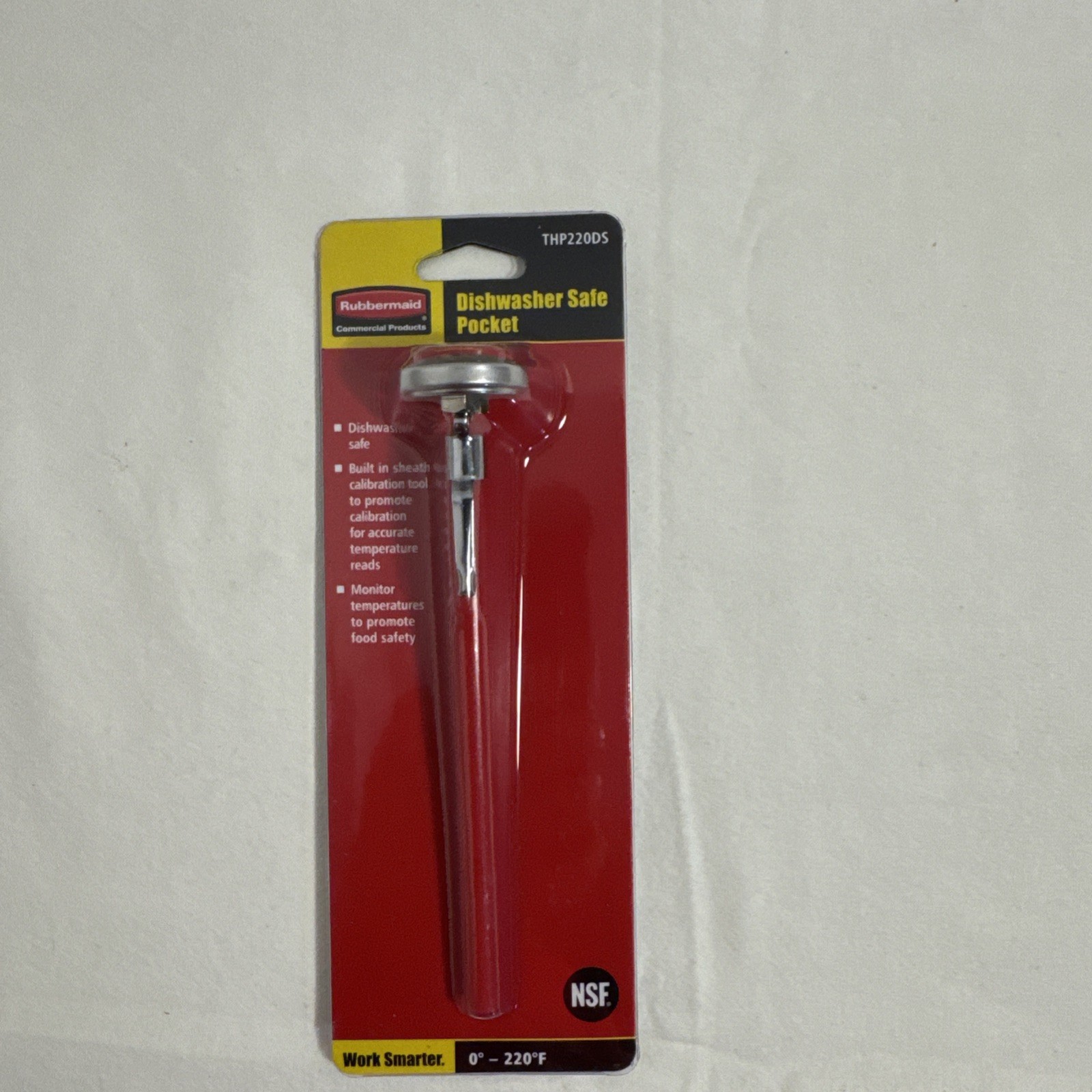 Rubbermaid Cooking Thermometer Industrial Strength THP220DS