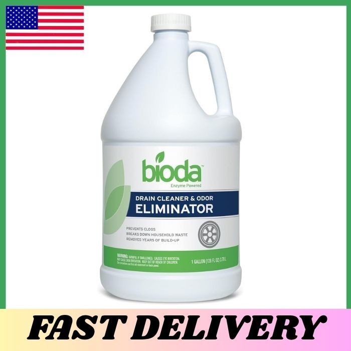 Professional Enzyme Drain Cleaner 1 Gallon Septic Safe Drain Smell Eliminaton