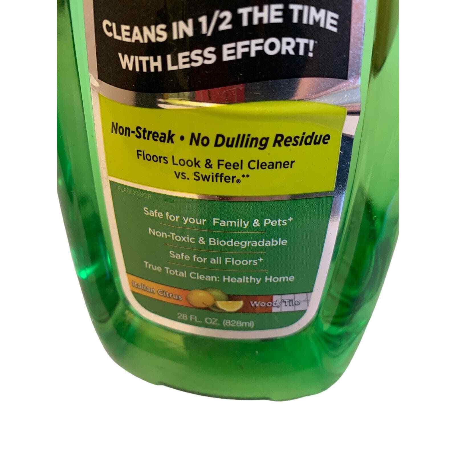 Shark Wood/Hard Floor Cleaner 80% Italian Citrus Sonic Duo Tile Concentrate 28oz