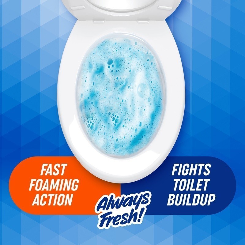 Ultra Foam Toilet Cleaner Citrus Scent Foaming Action Removes Stains 5 Uses