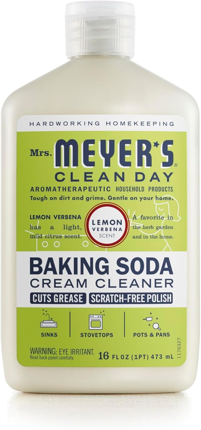 Mrs Meyers Baking Soda Cream Cleaner 16oz Lemon Verbena
