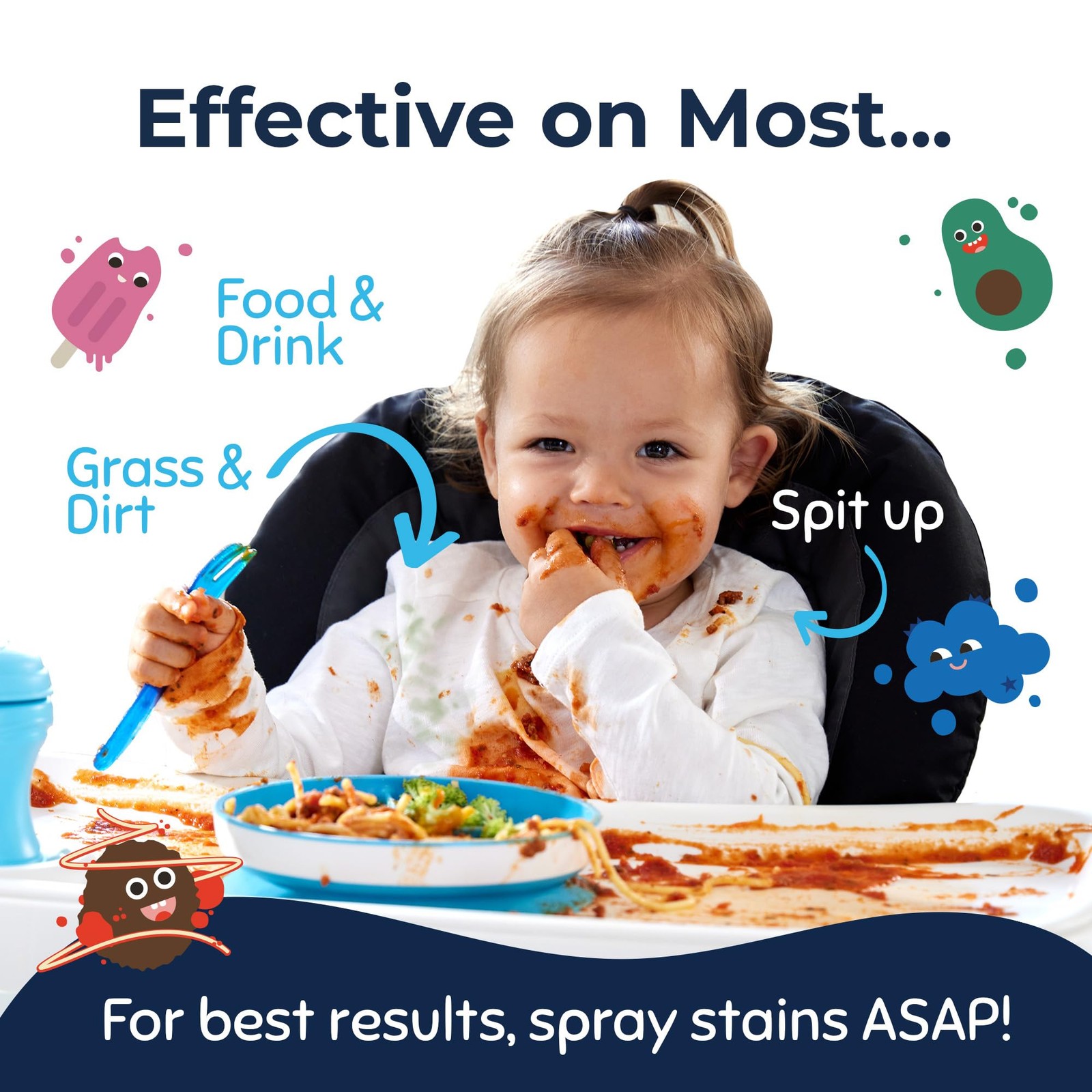 Miss Mouth’s Messy Eater Stain 4 Fl Oz (Pack of 1), Treater