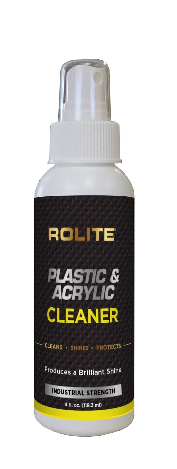 Rolite Plastic & Acrylic Cleaner, 4 fl. oz., High Shine 1 Count (Pack of 1)