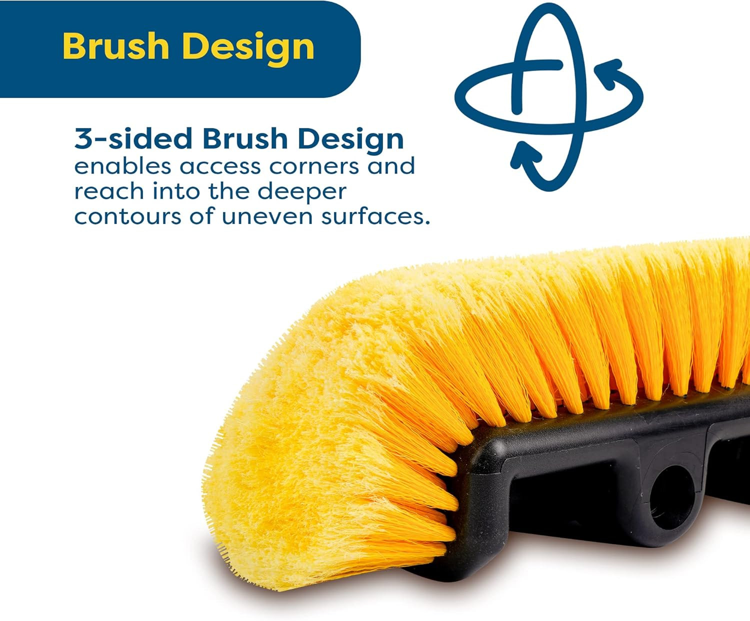 12 Car Wash Brush with Soft Bristles for Car Truck Boat Deck & House Cleanin…