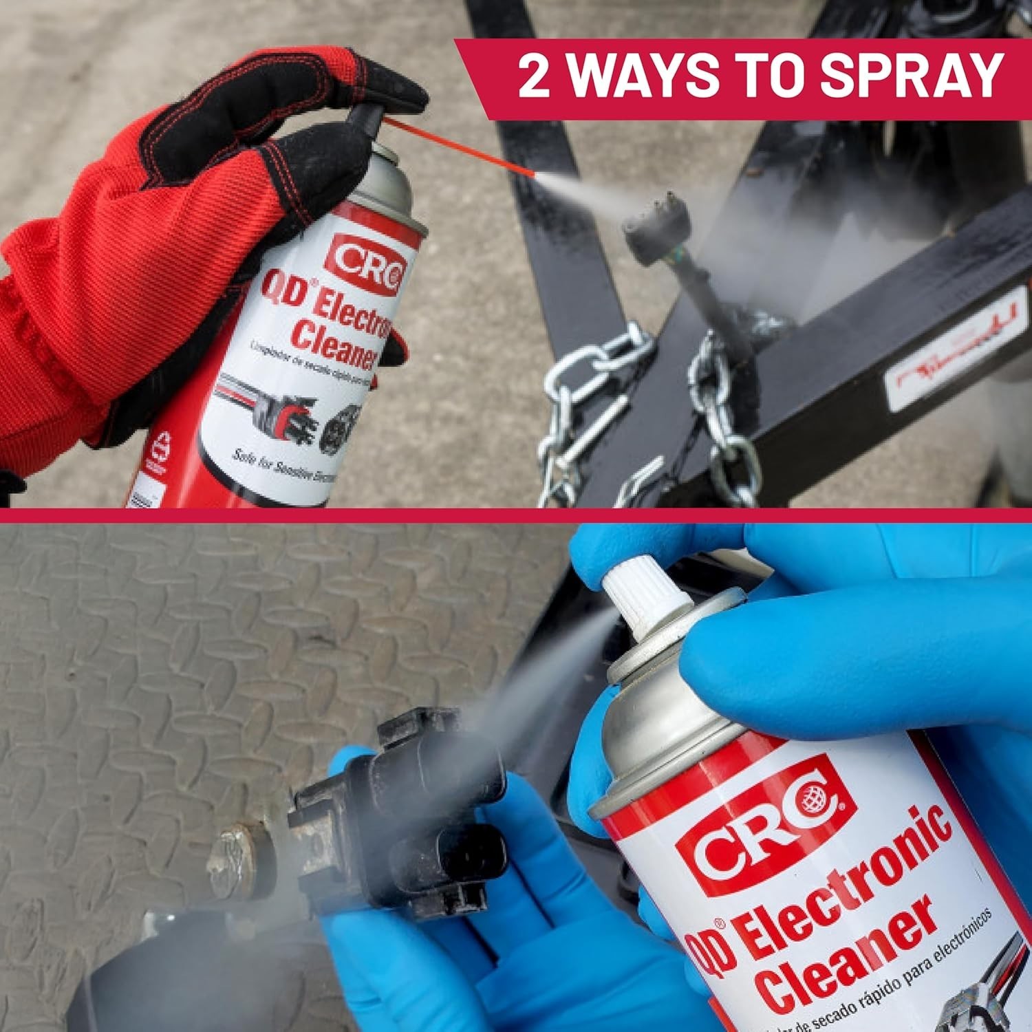 Electronic Contact Cleaner Spray Best Quick Drying Fix CRC QD Corrosion Debris11