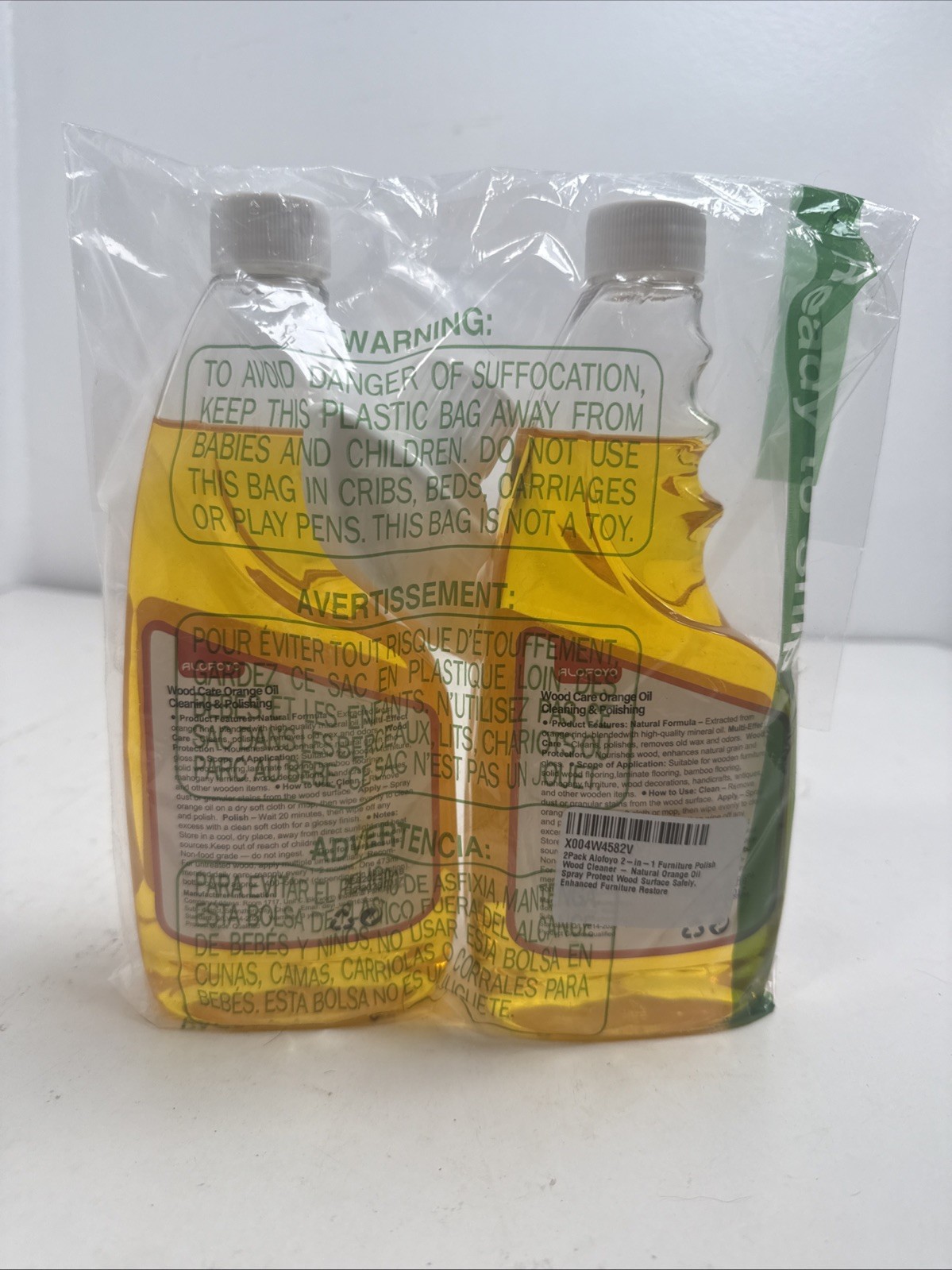 2-in-1 Furniture Polish Wood Cleaner 2 Pack 32oz Total