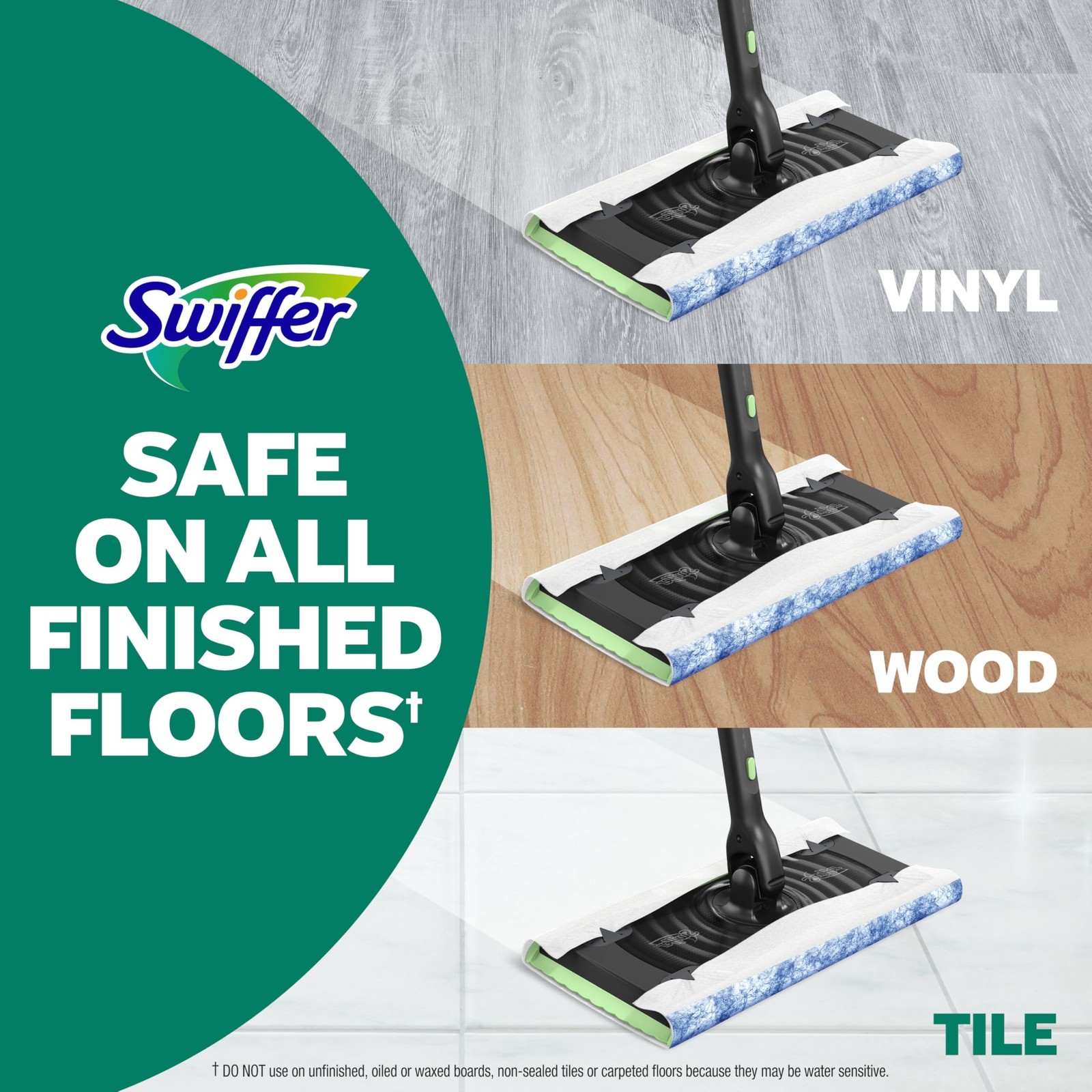 Swiffer Sweeper Pet Heavy Duty Multi-Surface Wet Cloth Refills for Floor Mopp…