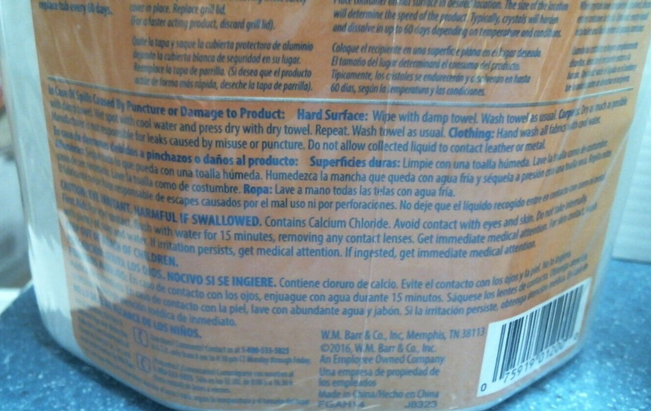 Arm & Hammer Moisture Absorber & Odor Eliminator 14 oz. LOT OF 2 (01200) FS