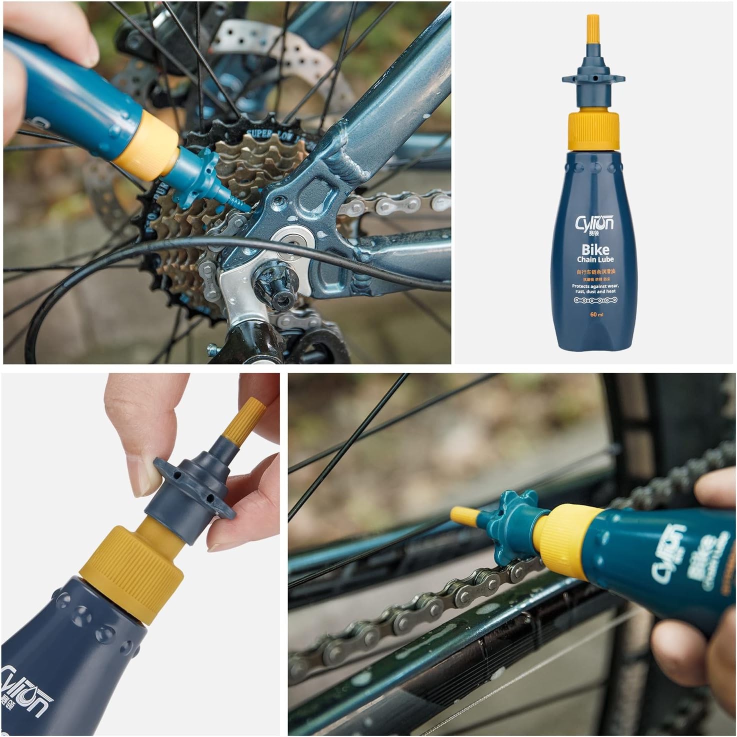 CXWXC Bike Cleaning Kit Including Bicycle Chain Scrubber, Bike Cleaner Brush …