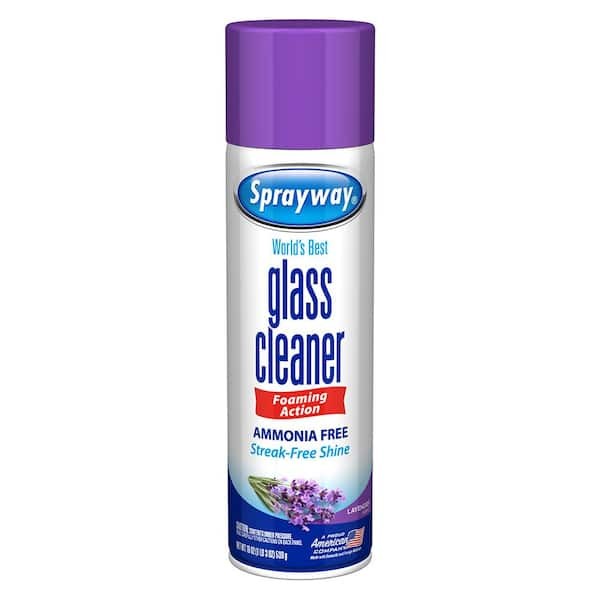 Sprayway, Glass Cleaner, Ammonia Free Lavender Scent 19 Ounce