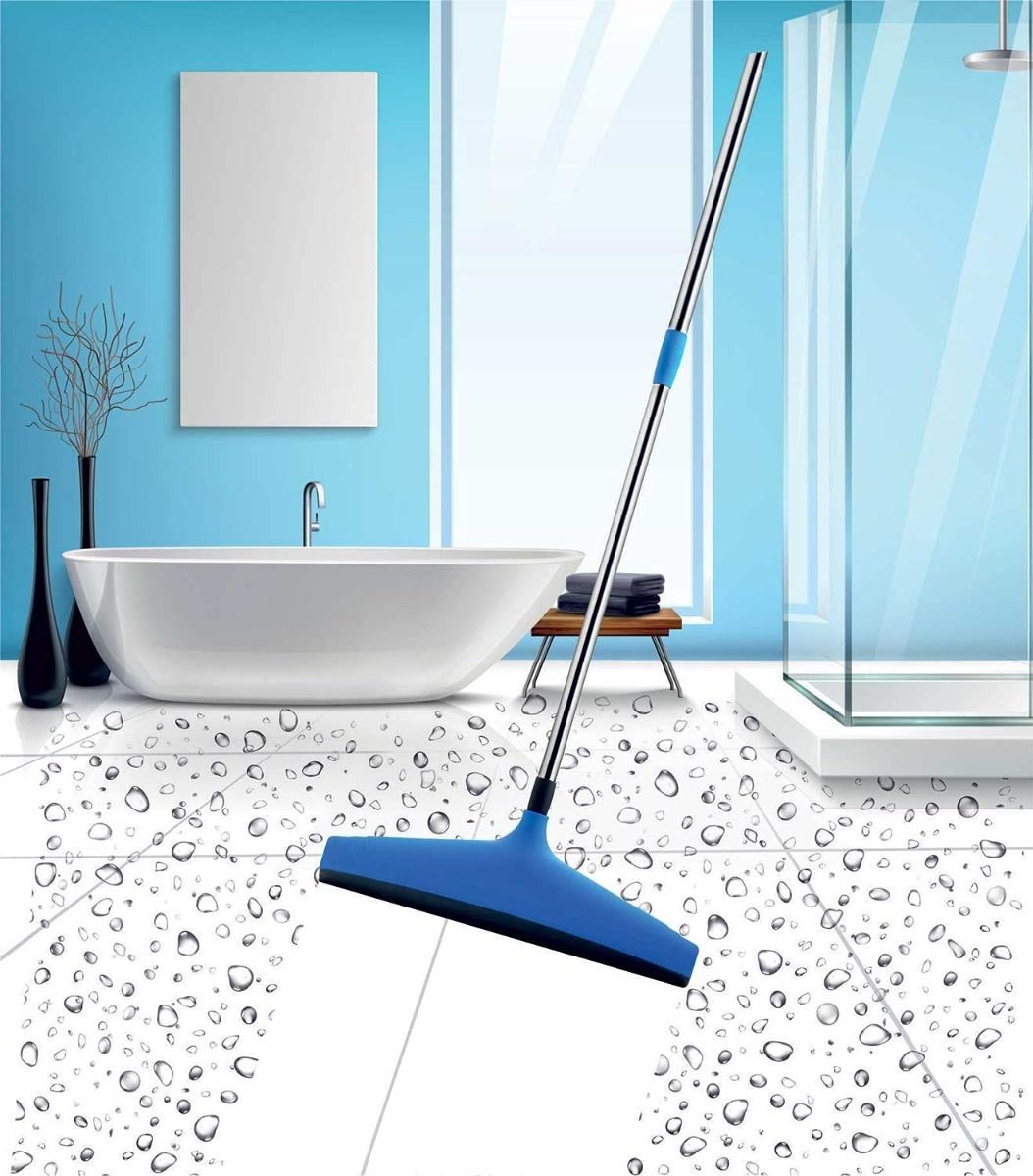 Durable Blue Floor Wiper Cleaner – Stainless Steel, Efficient Mess-Free Use