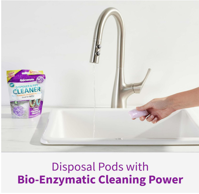 Rejuvenate Lavender Scent Disposer and Pipe Cleaner Odor Eliminator (6-Pack)