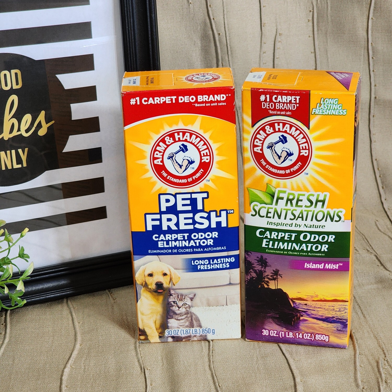 Arm & Hammer Pet Fresh Carpet & Room Odor Eliminator + Fresh Scensations Island