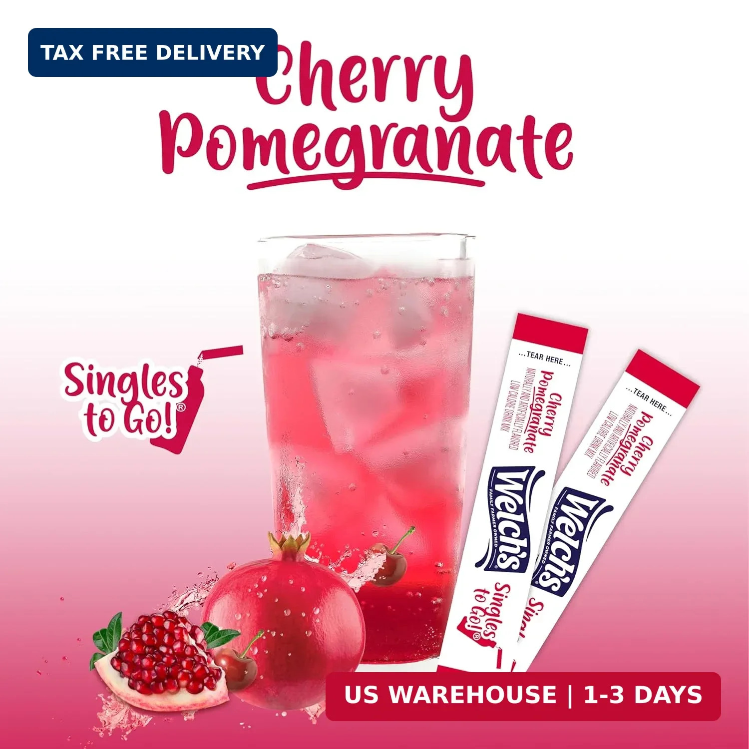 Welch’s Singles To Go Variety Pack Watertok Powdered Drink Mix 30 Servings