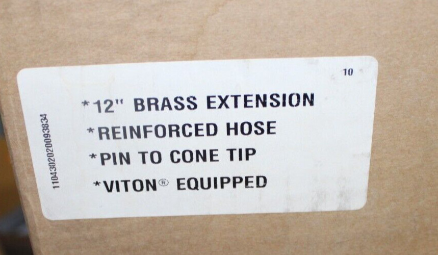 NEW CLEAN DYNAMIX 12013195 CDX 2 GAL CARPET CLEANING SPRAYER 12″ BRASS EX VITON