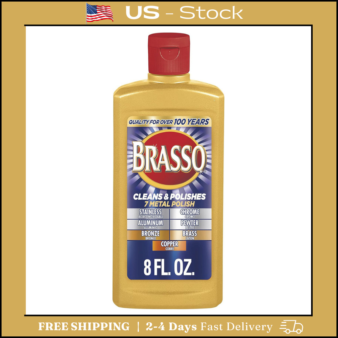 NEW Brasso-2660089334 Multi-Purpose Metal Polish, 8 oz(FAST SHIPPING)