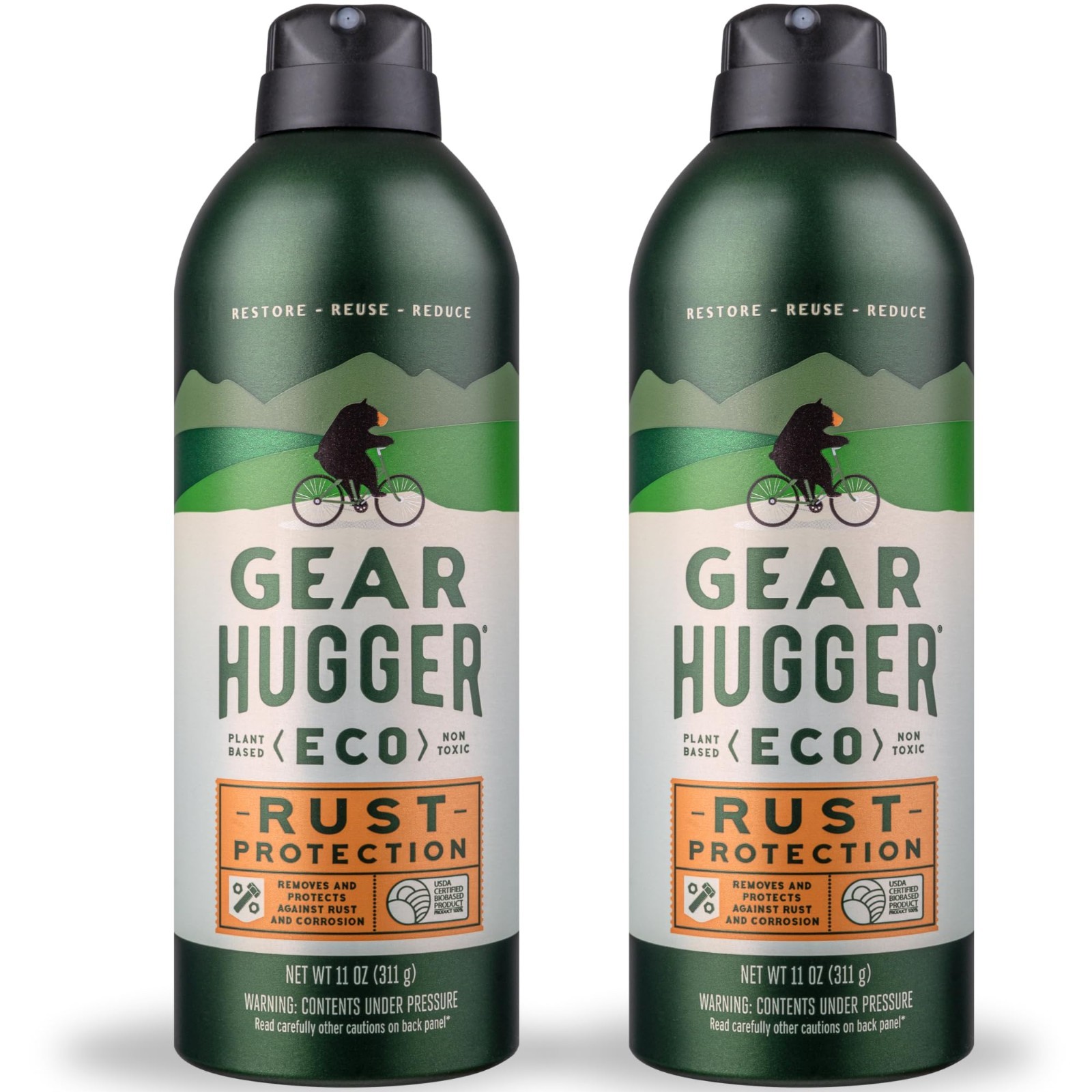 Eco-Friendly Rust Protection Spray (11 oz, 2 Pack) – Rust Remover & Preventer, N
