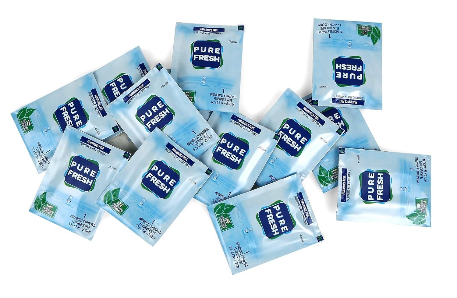 Biodegradable 40 Count PureFresh Wet Wipes – Aloe, Hypoallergenic & Travel-Ready